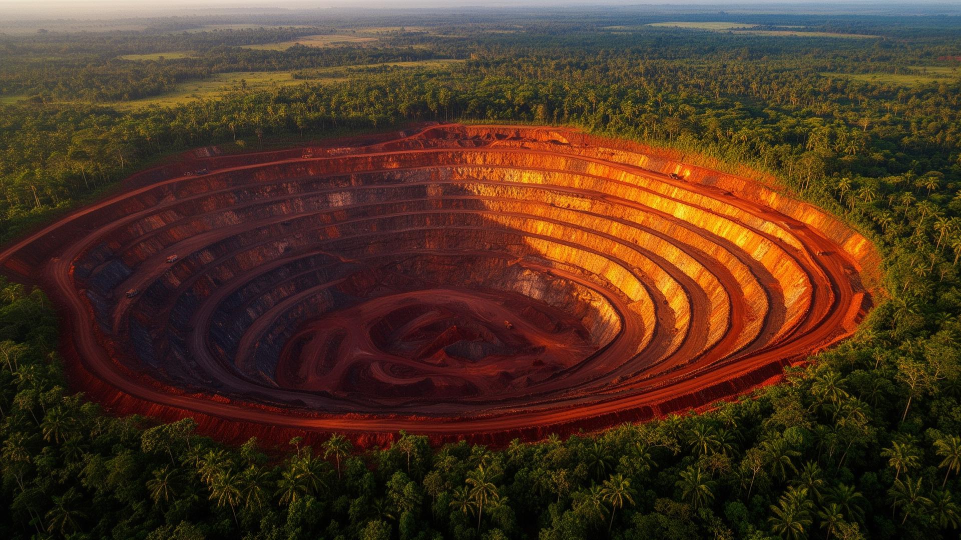 Mine à ciel ouvert en RDC